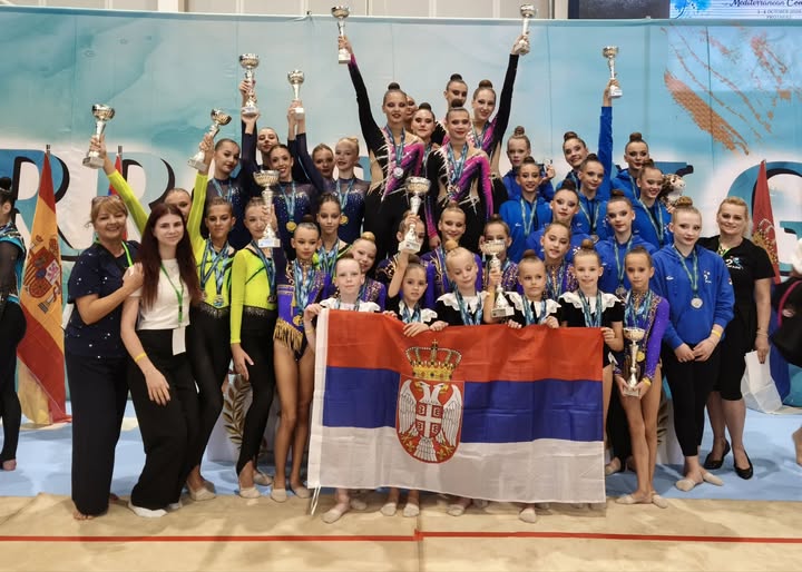 Mladenovačke ritmičarke zablistale na Kipru: Zlato i srebro za „Olimpik“ na Mediteranskim igrama i Protaras kupu!